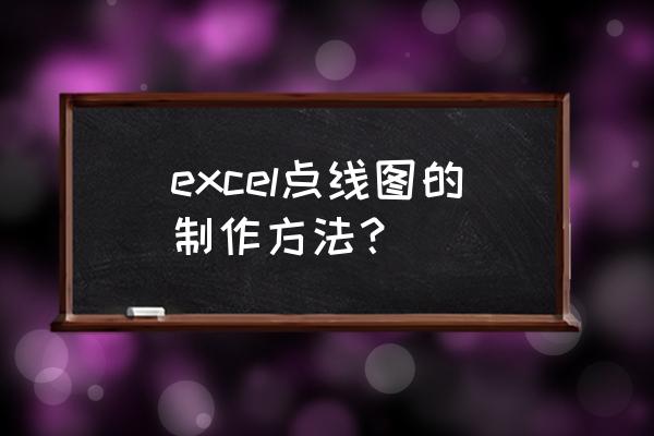 wps表格为散点图添加趋势线 excel点线图的制作方法？