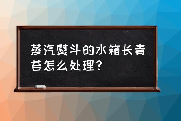 蒸汽电熨斗怎么除垢 蒸汽熨斗的水箱长青苔怎么处理？