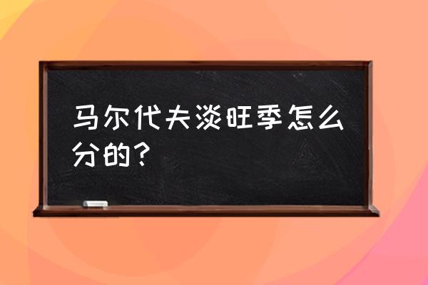 去马尔代夫什么时候去合适 马尔代夫淡旺季怎么分的？